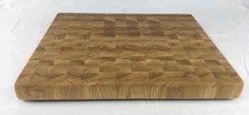 An Ash 20 x 16 end grain cutting board.