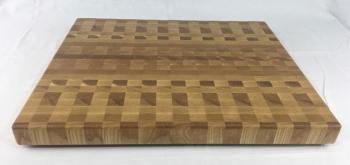 An Ash 22 x 18 end grain cutting board