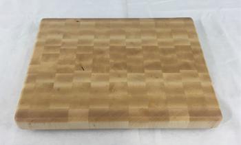 A 12 x 9 Maple end grain cutting board