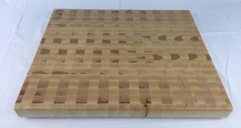 22 x 18 Maple end grain cutting board.
