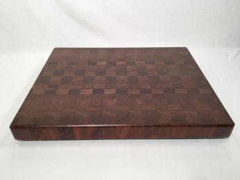 A 16-x-20-Walnut end grain cutting board