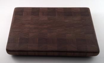 A small Walnut end grain cutting board